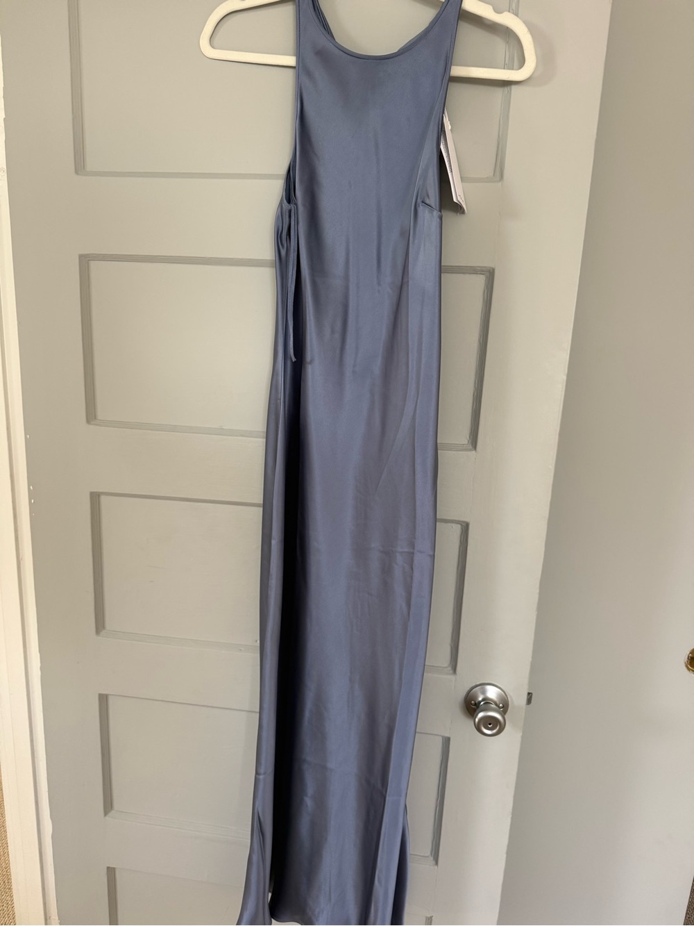 & Other Stories sleeveless satin midi dress - Picture 5 of 9